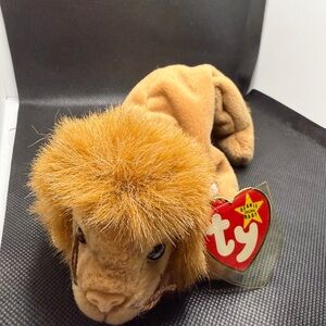 Ty Beanie Baby Roary Lion 1996 Vintage Plush w/ Tag Protector Retired